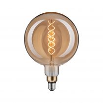 Ampoule LED BigDrop fil 400lm E27 1800K grd doré 7W double spirale 230V (28868)
