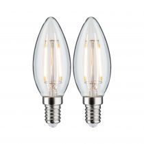 Ampoule LED Fil 2 bougies 250lm E14 2700K Clair 2,7W 230V (28855)