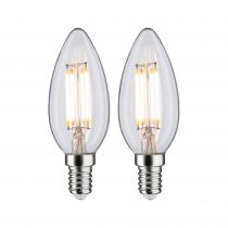Ampoule Led Filament Flamme 2x4,5watts E14 2.700 K blanc chaud (28788)