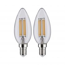 Ampoule Led Filament Flamme 2x4,5watts E14 2.700 K blanc chaud (28788)