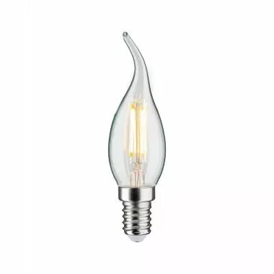 Ampoule LED filament Flamme cosy 470lm E14 4,8W Clair gradable 2700K 230V (28687)