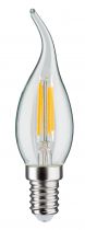 Ampoule LED filament Flamme cosy 470lm E14 4,8W Clair gradable 2700K 230V (28687)