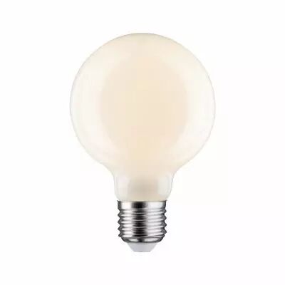 Ampoule LED Filament Globe 80 470lm E27 2700K opale dim 6W 230V (28623)