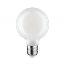 Ampoule LED Filament Globe 80 470lm E27 2700K opale dim 6W 230V (28623)