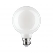 Ampoule LED Filament Globe 95 470lm E27 2700K opale dim 6W 230V (28624)