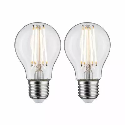 Ampoule LED Filament lot de 2 806lm E27 2700K clair 7W 230V (28641)