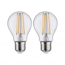 Ampoule LED Filament lot de 2 806lm E27 2700K clair 7W 230V (28641)
