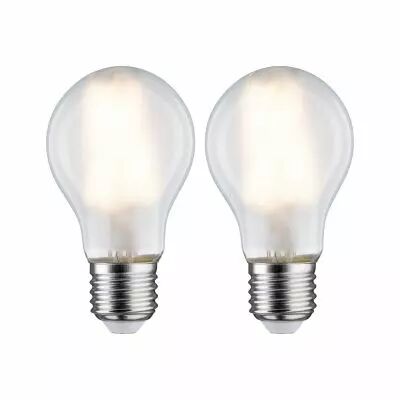 Ampoule LED Filament lot de 2 806lm E27 2700K mat 7W 230V (28642)