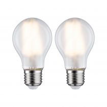Ampoule LED Filament lot de 2 806lm E27 2700K mat 7W 230V (28642)