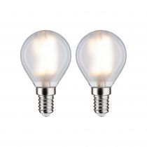 Ampoule Led Filament Sphèrique 2x4,5watts E14 2.700 K blanc chaud (28789)