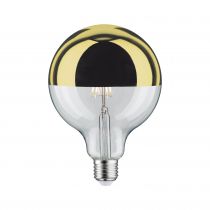 Ampoule LED G125 Calotte réflectrice 520lm E27 2700K 6W 230V Doré gradable (28678)