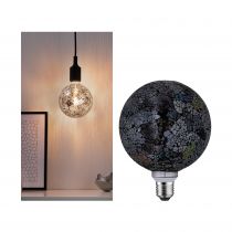 Ampoule Led G125 E27 Miracle Mosaic noir 2700 K gradable (28746)