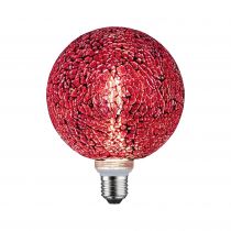 Ampoule Led G125 E27 Miracle Mosaic rouge 2700 K gradable (28748)