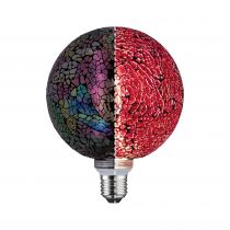 Ampoule Led G125 E27 Miracle Mosaic rouge 2700 K gradable (28748)