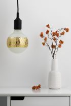 Ampoule Led G125 Ringspiegel Gold glanz gepunktet E27 2.700K dimmbar\n (28770)