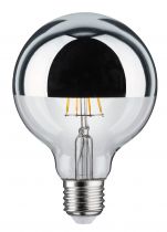 Ampoule LED G95 Calotte réflectrice 420lm E27 2700K 5W 230V Argent (28672)