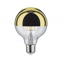 Ampoule LED G95 Calotte réflectrice 520lm E27 2700K 6W 230V Doré gradable (28675)