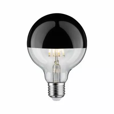 Ampoule LED G95 Calotte r�flectrice 520lm E27 2700K 6W 230V Noir Chrome gradable (28677)