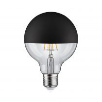 Ampoule LED G95 Calotte réflectrice 520lm E27 2700K 6W 230V Noir mate gradable (28676)
