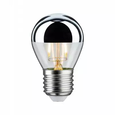 Ampoule LED sph�rique calotte r�flect 200lm E14 2700K 2,6W 230V Argent (28664)