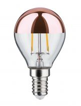 Ampoule LED sphérique calotte réflect 250lm E14 2700K 2,6W 230V Cuivre (28665)