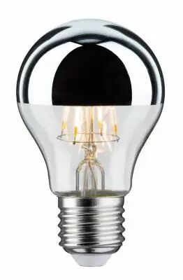 Ampoule LED standard calotte r�flectrice 380lm E27 2700K 5W 230V Argent (28669)