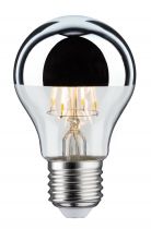Ampoule LED standard calotte réflectrice 380lm E27 2700K 5W 230V Argent (28669)