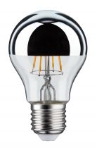 Ampoule LED standard calotte réflectrice 380lm E27 2700K 5W 230V Argent (28669)