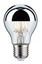 Ampoule LED standard calotte réflectrice 550lm E27 2700K 6,5W 230V Argent (28670)