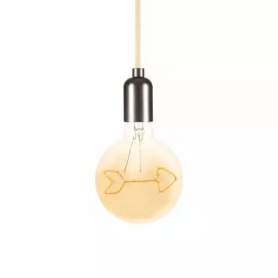 AMPOULE PLATE FLECHE E27 D125 4W 2000K 220LM AMBRE