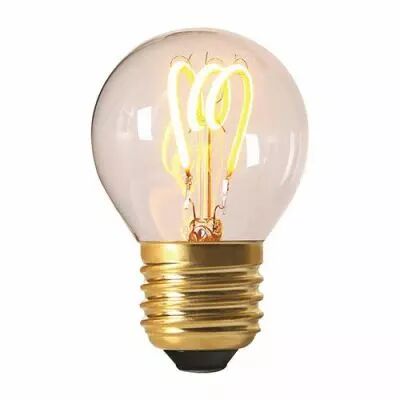 Ampoule Sph�rique G45 filament LED 3 loops 3W E27 2200K 120Lm dimmable Claire (716633)