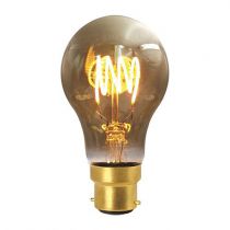 Ampoule Standard A60 filament LED 4 loops 4W B22 2000K 160Lm dimmable Smoky (716668)