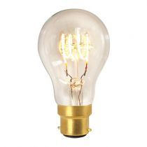Ampoule Standard A60 filament LED 4 loops 4W B22 2200K 220Lm dimmable Claire (716667)