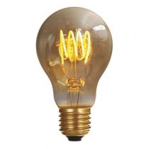 Ampoule Standard A60 filament LED 4 loops 4W E27 2000K 200Lm dimmable Ambre (716660)