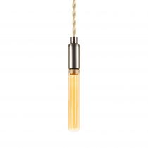 Ampoule tube déco ambrée à micro filament, E14, Led 2.3W, 1800K, 65lm, dimmable (719030)
