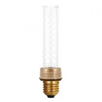 Ampoule tube Led décorative composite, motif Cercle (174202)