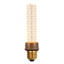 Ampoule tube Led décorative composite, motif Croix (174203)