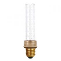 Ampoule tube Led décorative composite, motif Croix (174203)