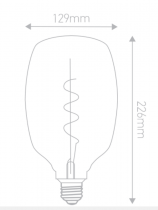 Ampoule zeppelin Led 4w, E27 (719200)
