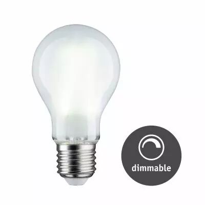 Ampoules �  filament LED standard Blanc/d�poli 9W E27 blanc lumi�re du jour gradable (28816)