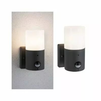 Applique 230V ext�rieur Tubs PIR IP44 E27 M�tal Gris (94648)