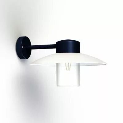 Applique Aubanne N�1 Bleu acier Diffuseur d�poli (101002065)