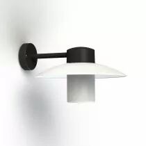 Applique Aubanne N&deg;1 Gris anthracite Diffuseur d&eacute;poli (101002006)