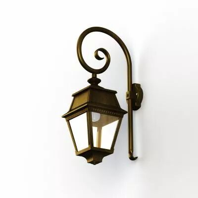 Applique Avenue 2 N�2 E27 Patin� dor� (102004009)