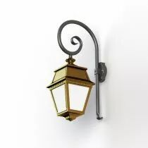 Applique Avenue 2 N°2 LED Laiton vernis teinté Diffuseur opale (102106070)