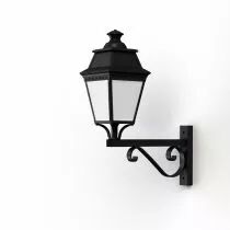 Applique Avenue 3 N°12 LED Warm Noir Diffuseur opale (103155000)