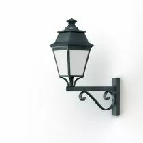 Applique Avenue 3 N°12 LED Warm Patine vert de gris 008 Diffuseur opale (103155008)