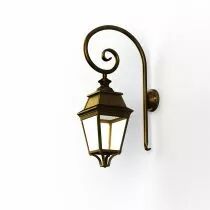 Applique Avenue 3 N°3 LED Warm Patine dorée Diffuseur clair (103108009)