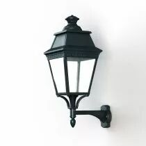 Applique Avenue 3 N°4 LED Warm Patine vert de gris 008 Diffuseur clair (103113008)