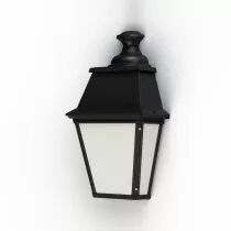 Applique Avenue 4 N°2 E27 Noir foncé Diffuseur opale (104040000)